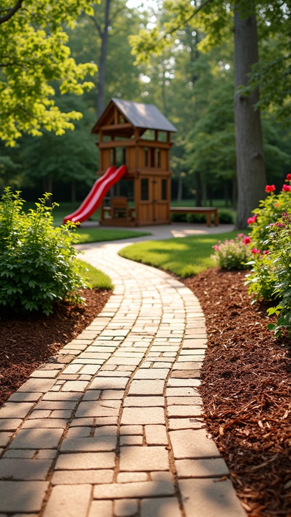 backyard family play area
