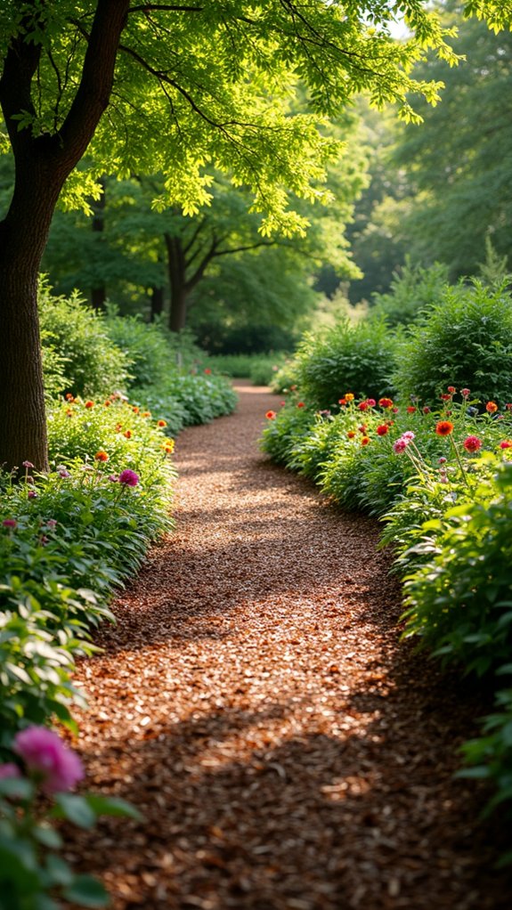 bark mulch for pathways