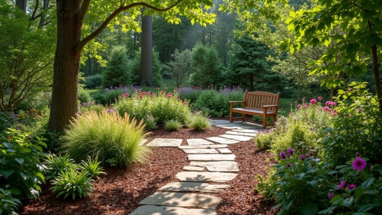 beautiful bark mulch landscaping