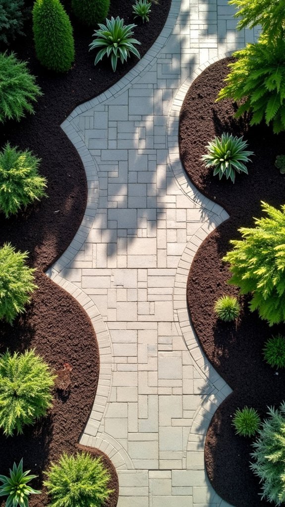 bold geometric landscape designs