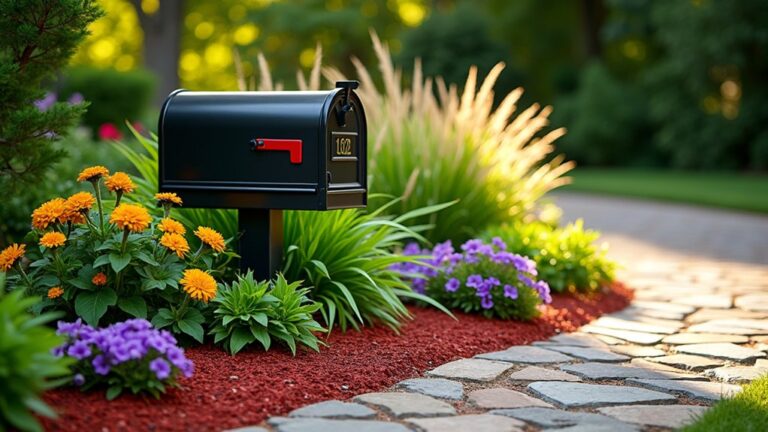 bold landscaping ideas mailboxes