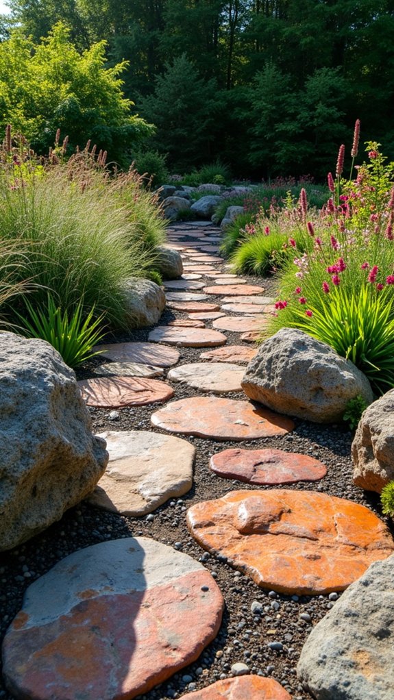 bold rock garden design