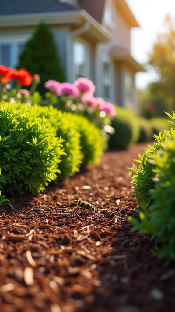 cedar mulch deters pests naturally