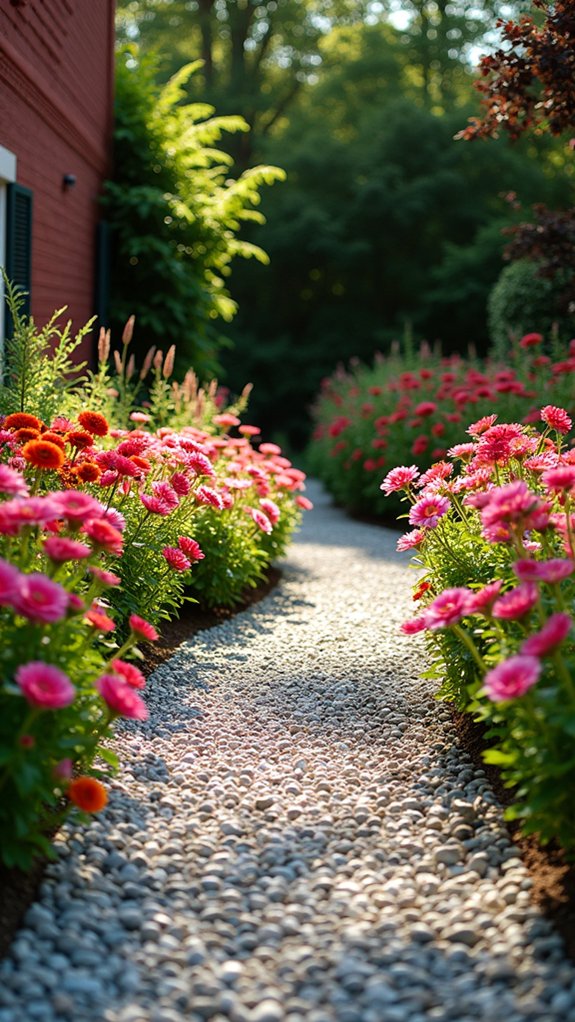 charming decorative gravel beds