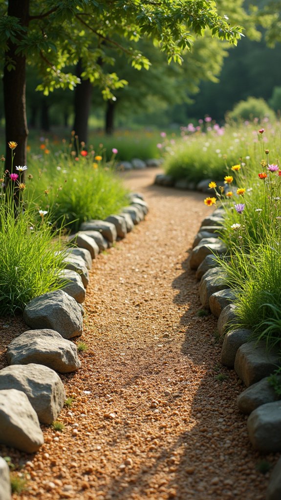 charming inviting gravel paths