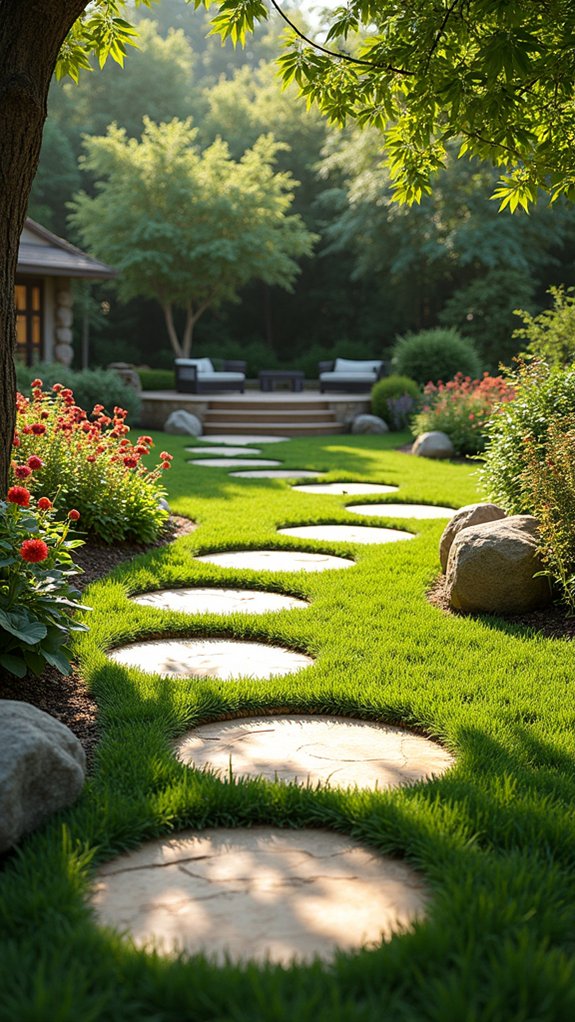charming irregular stone pathways