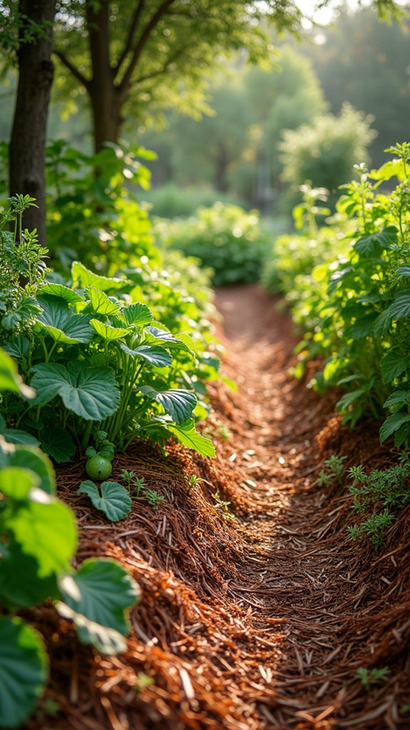 charming rustic vegetable garden