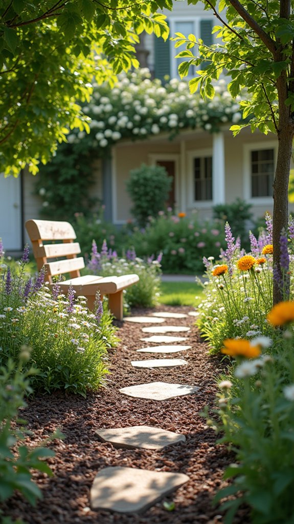 charming wildflower garden transformation