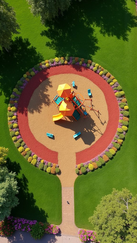 circular play area design