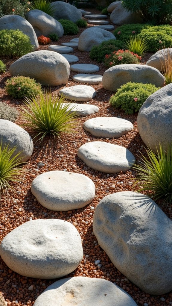 coastal rock garden tranquility
