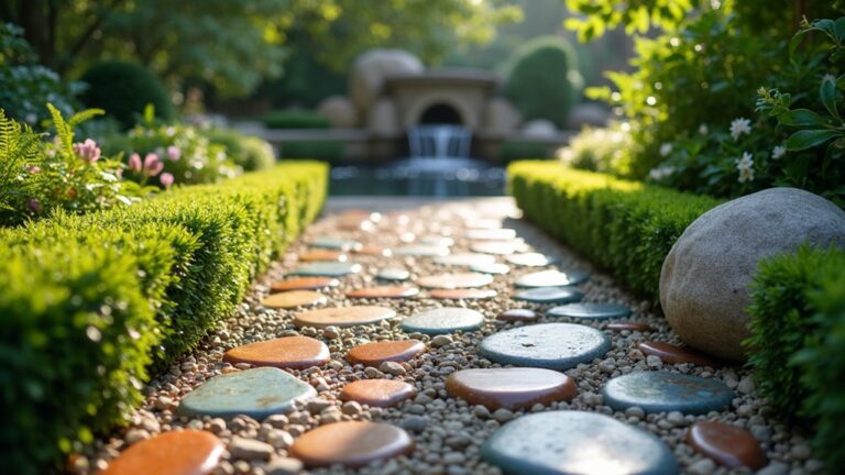 colorful rock landscaping ideas