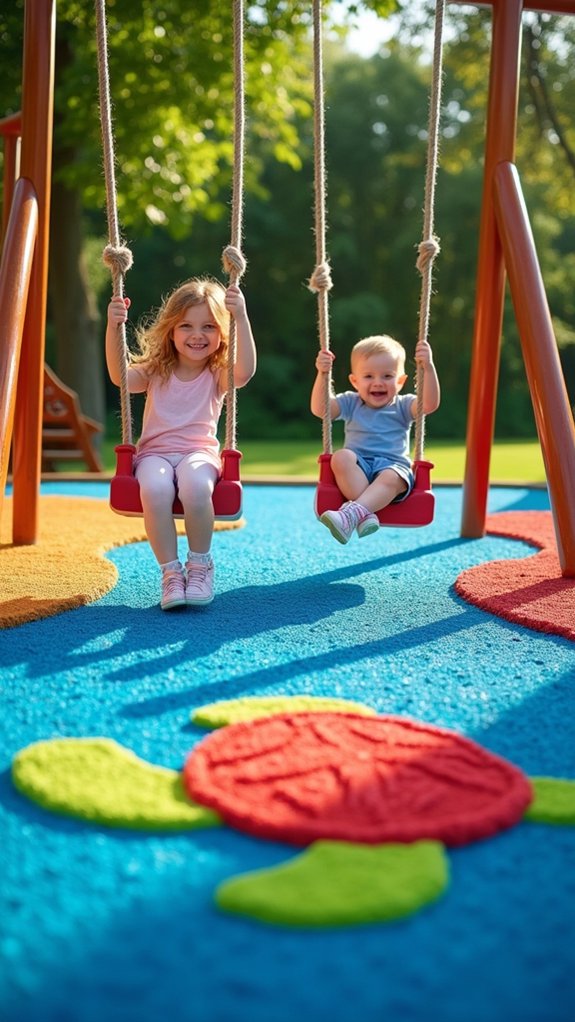 colorful safe eco friendly play area