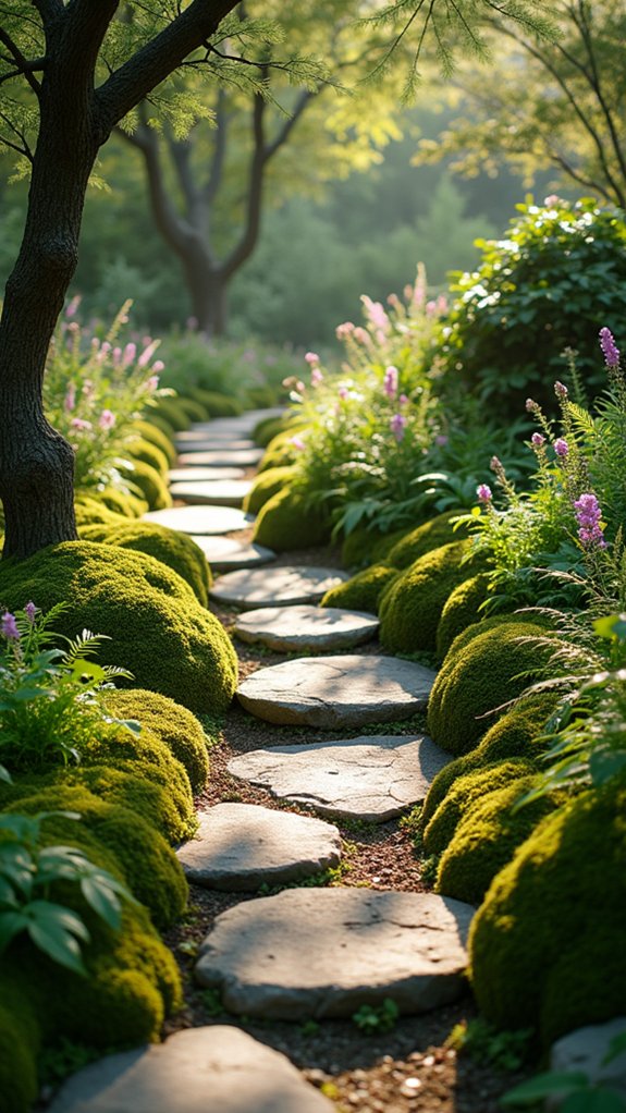 colorful stepping stone gardens