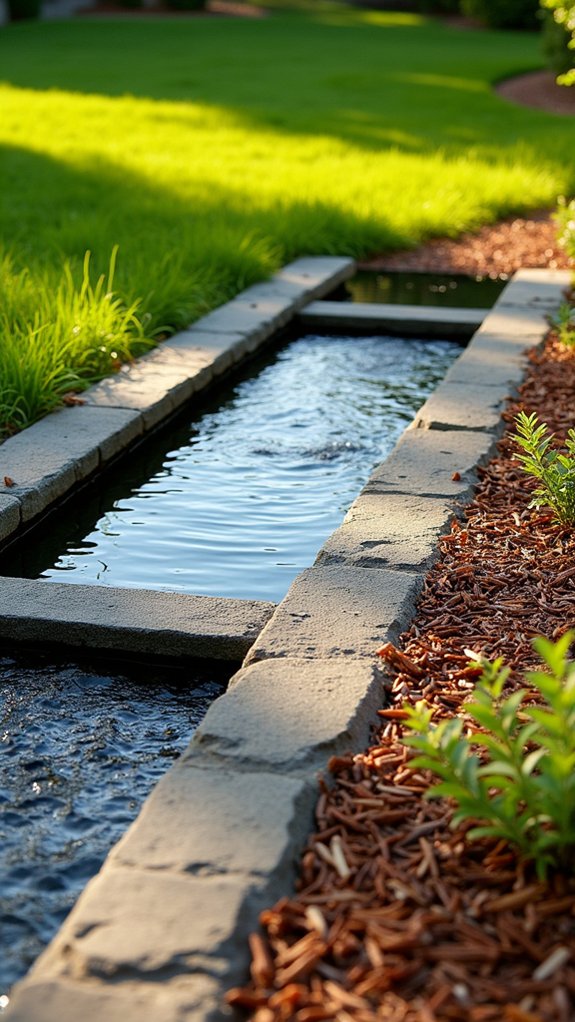 contemporary water features enhance landscapes