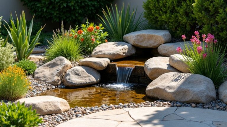 corner rock landscaping ideas