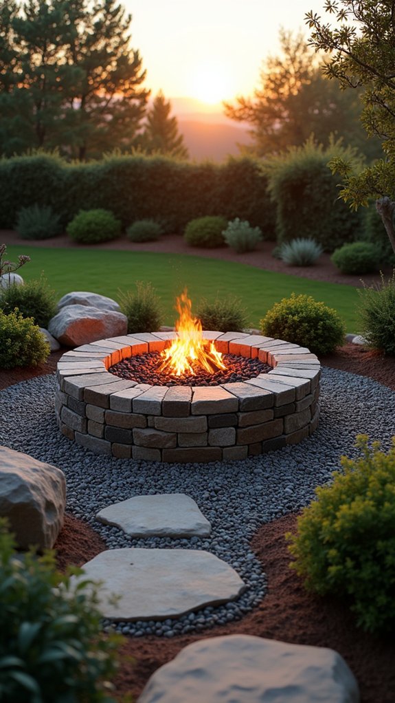 cozy outdoor gathering spot