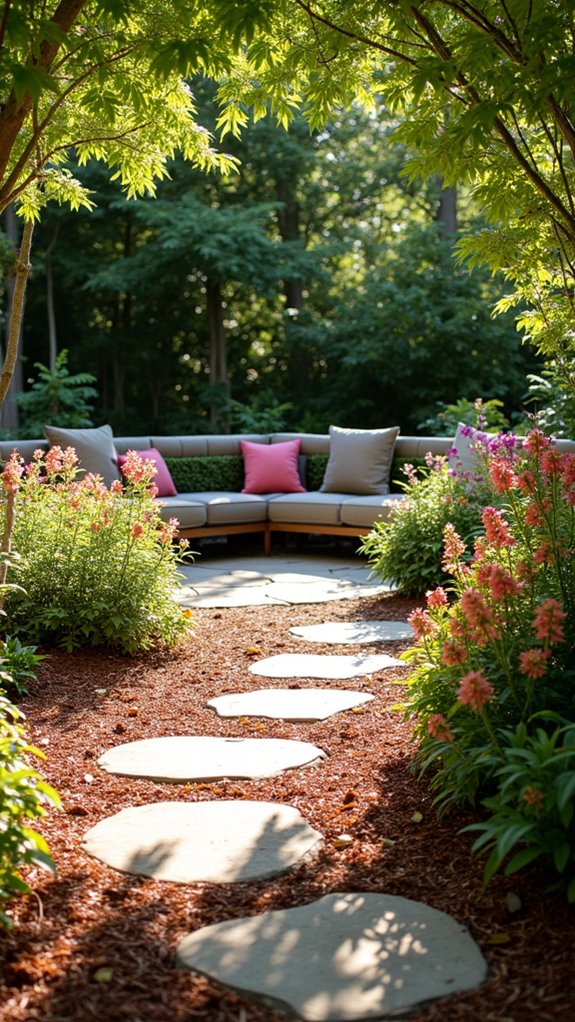 cozy outdoor seating areas