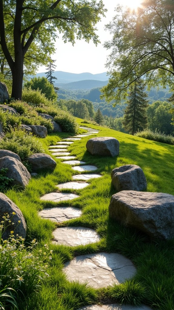 cozy rock seating areas