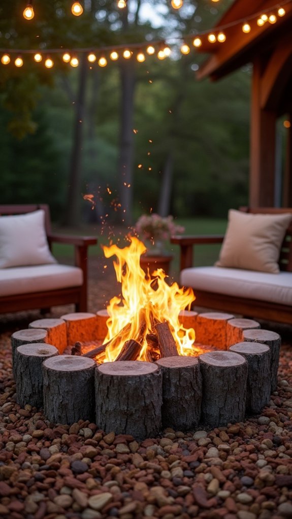 cozy rustic wood ambiance