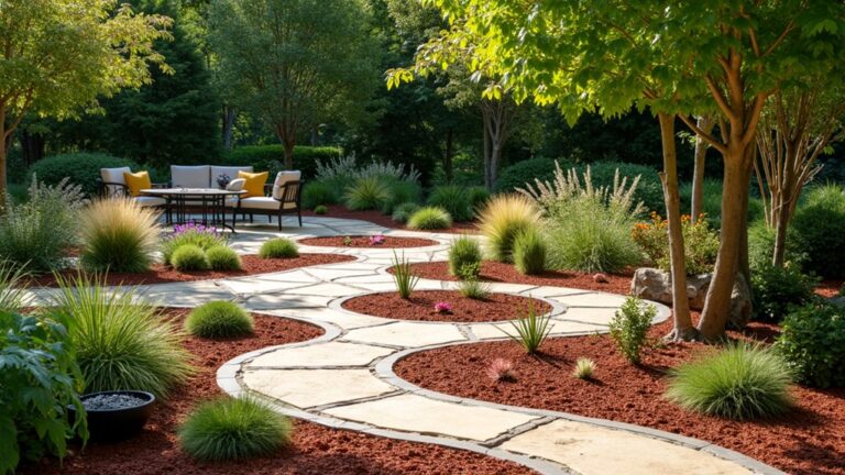 creative circular mulch designs