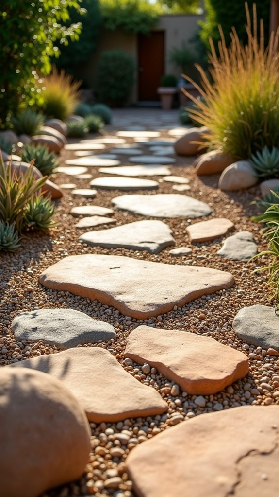 creative colorful rock mosaic