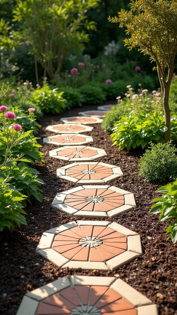 creative decorative paver designs
