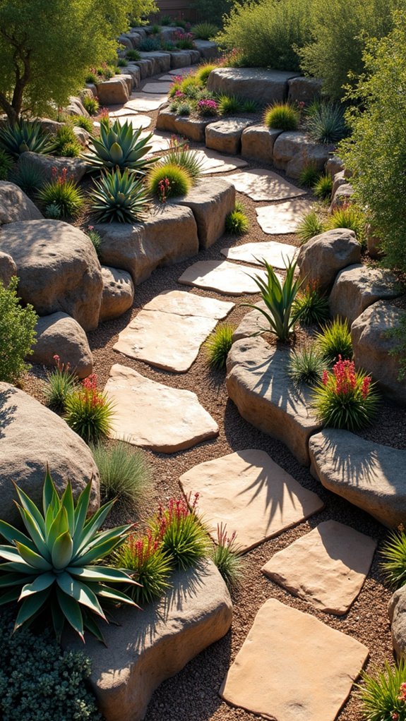 creative rock planter designs