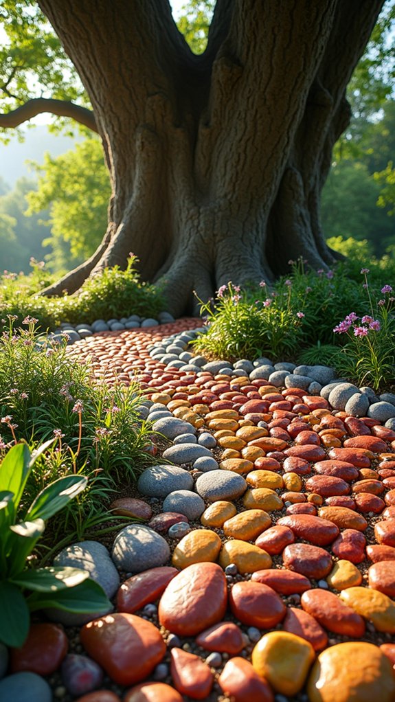 creative stone garden designs