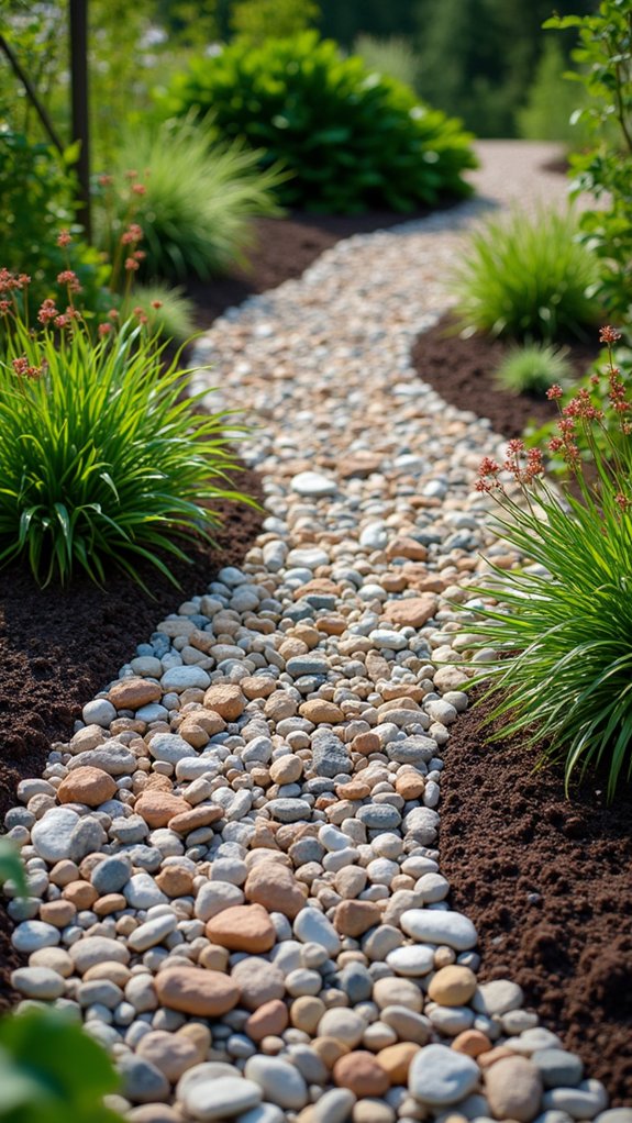 crushed rock prevents erosion
