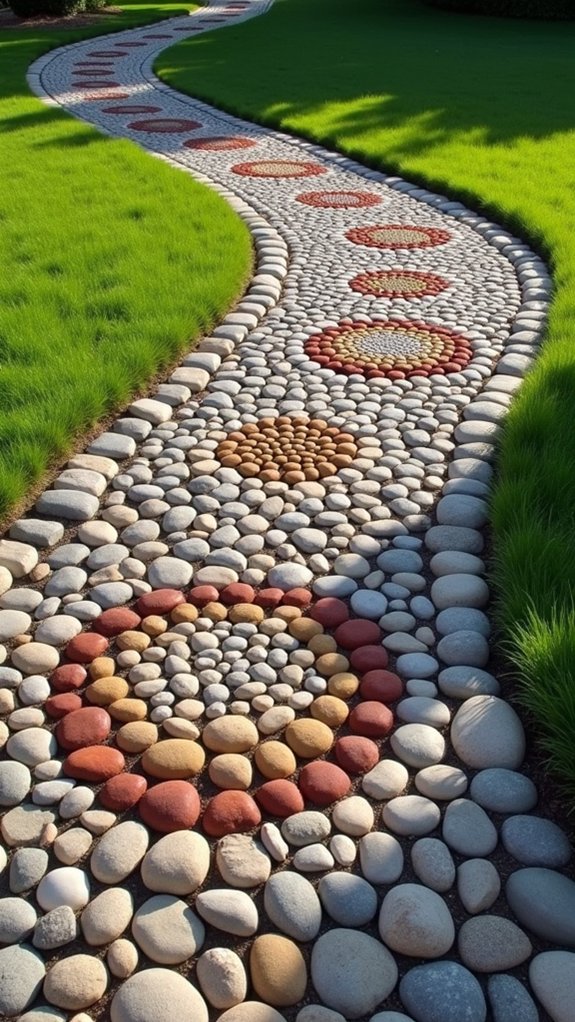 customizable intricate pebble patterns