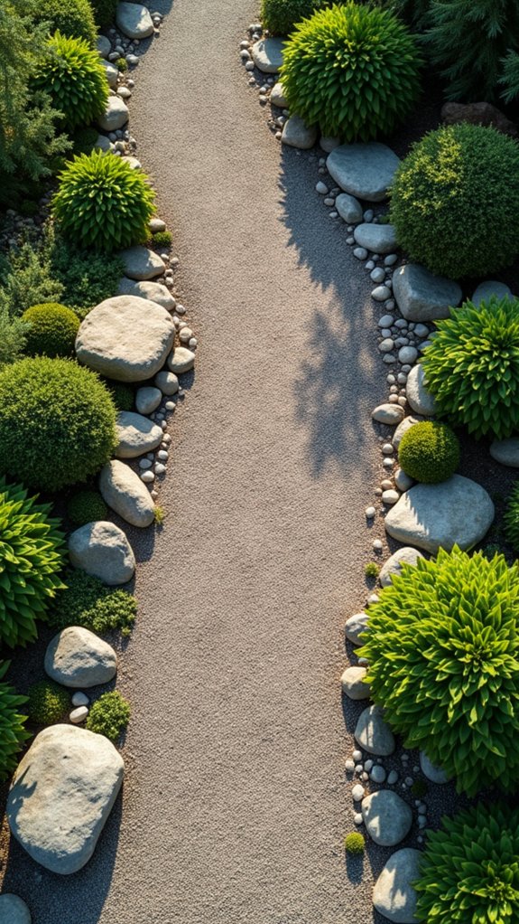customizable natural drainage pathways