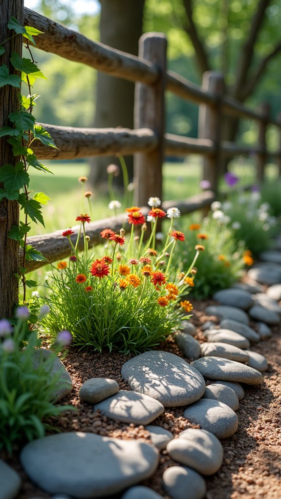customizable rustic flower beds