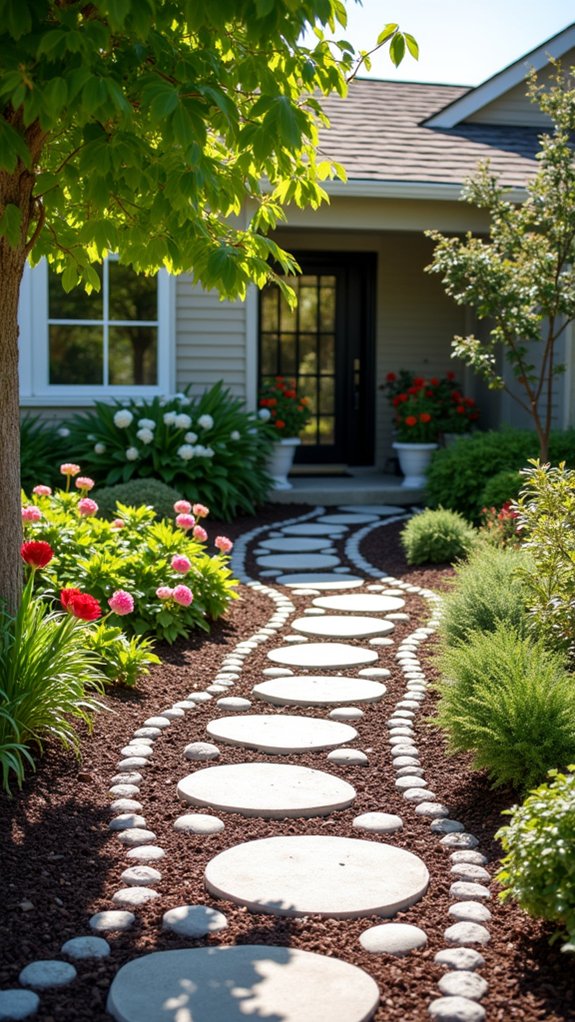 decorative stone and mulch