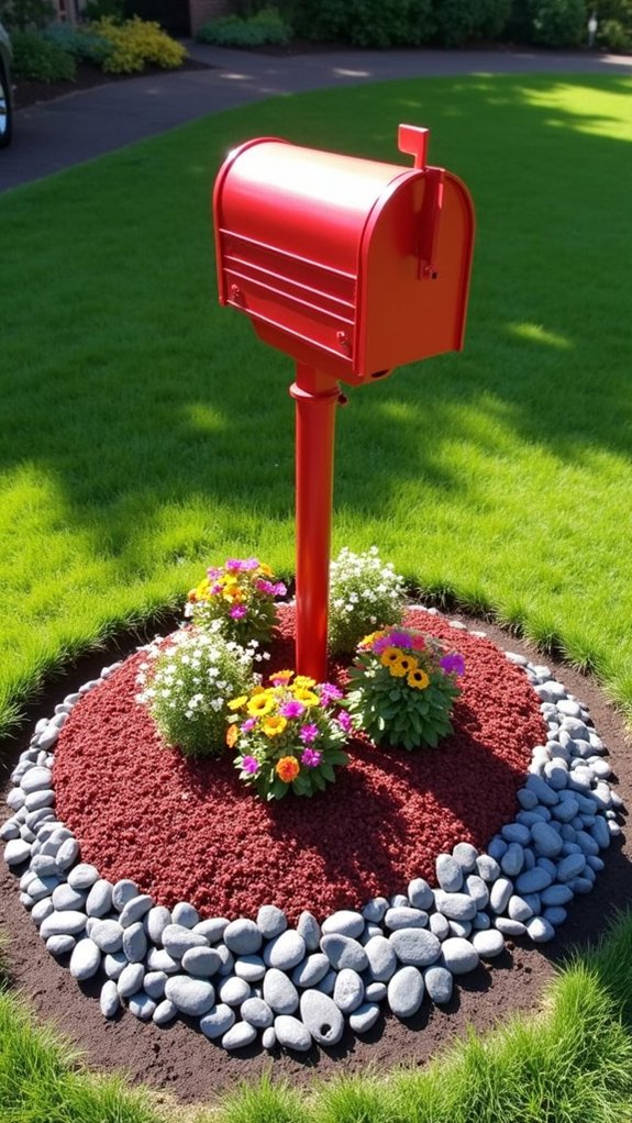 decorative stones enhance curb appeal