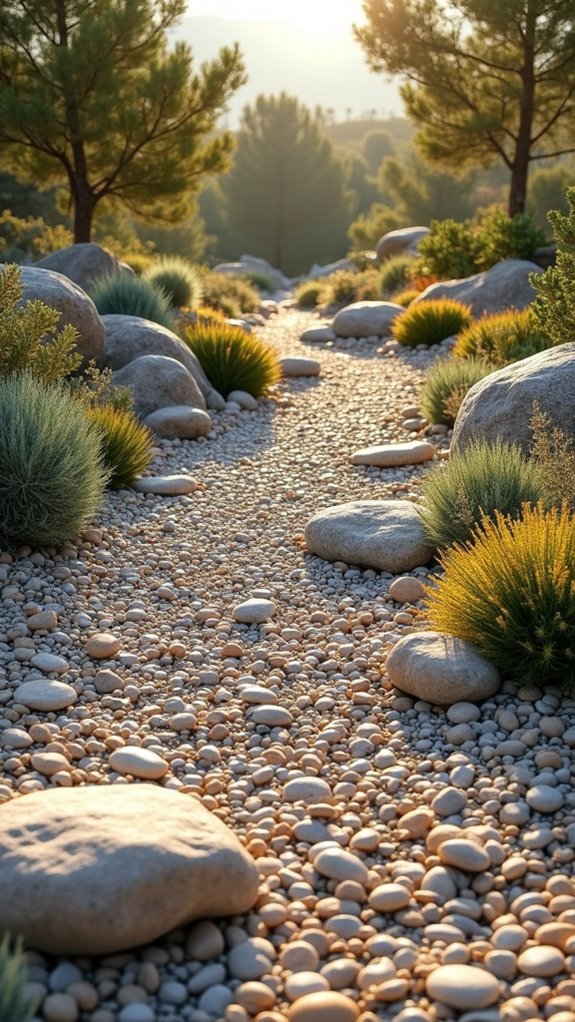 dry river bed design