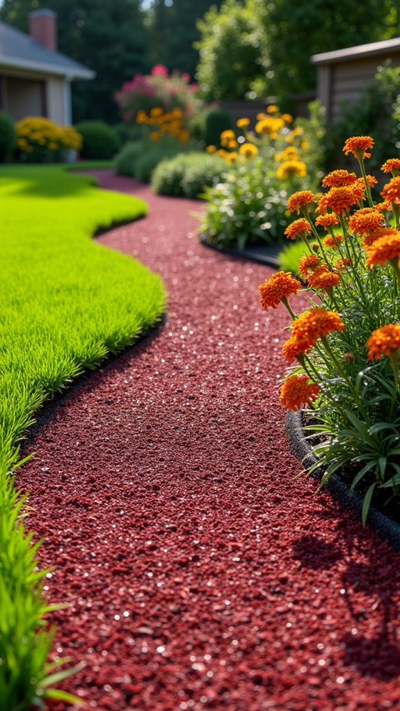 eco friendly rubber mulch benefits
