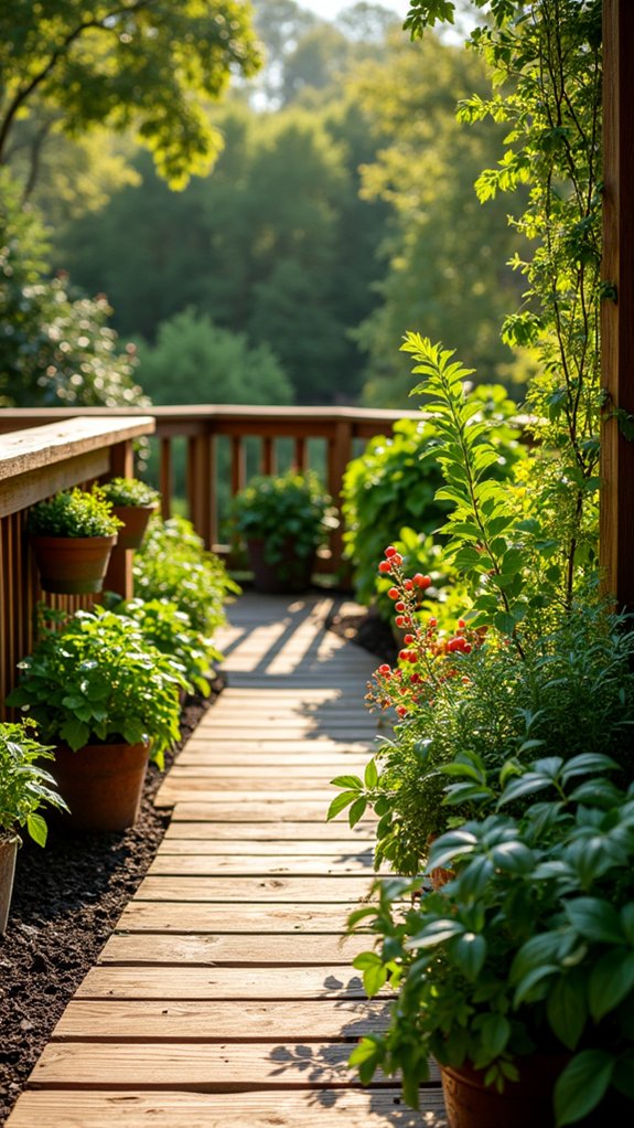 edible garden border aesthetics