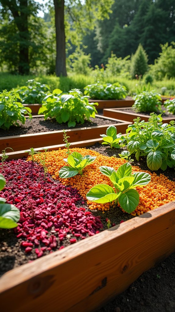 edible mulch for gardens