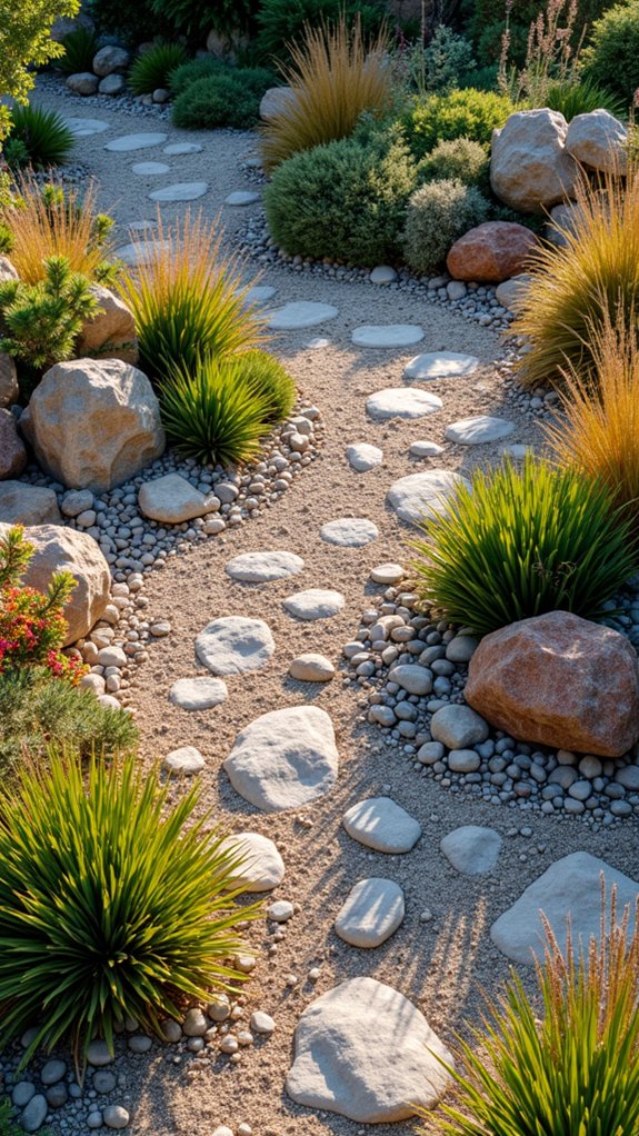 elegant low maintenance garden borders