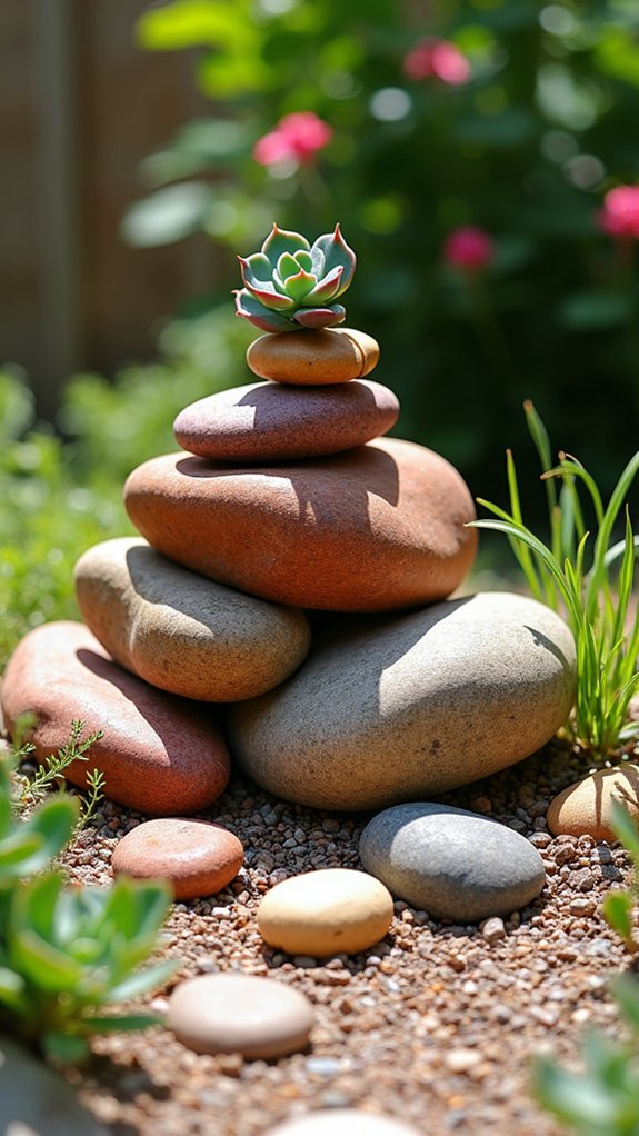 elevate landscape with rocks