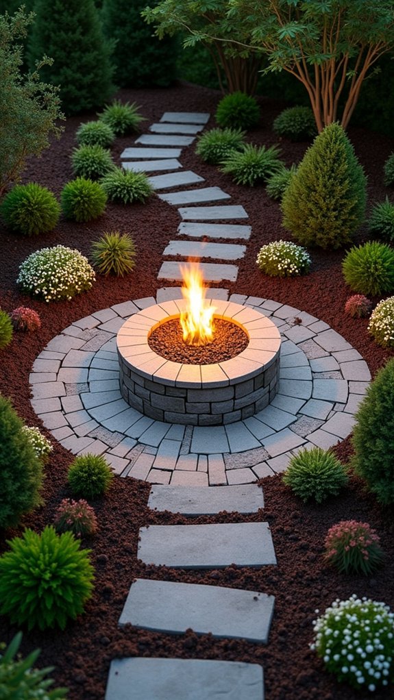 elevated mulch beds enhance drainage