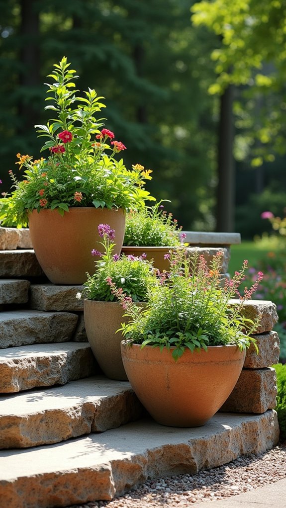 elevated planters enhance landscapes