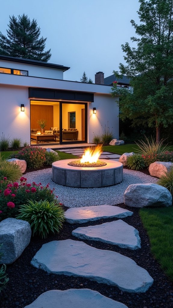 enchanting outdoor gathering centerpiece