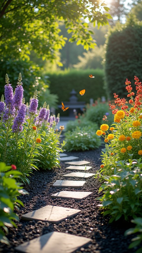 enhance butterfly garden aesthetics