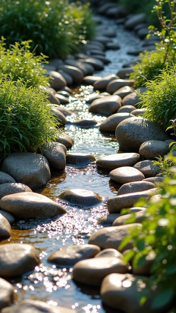 enhance garden with borders