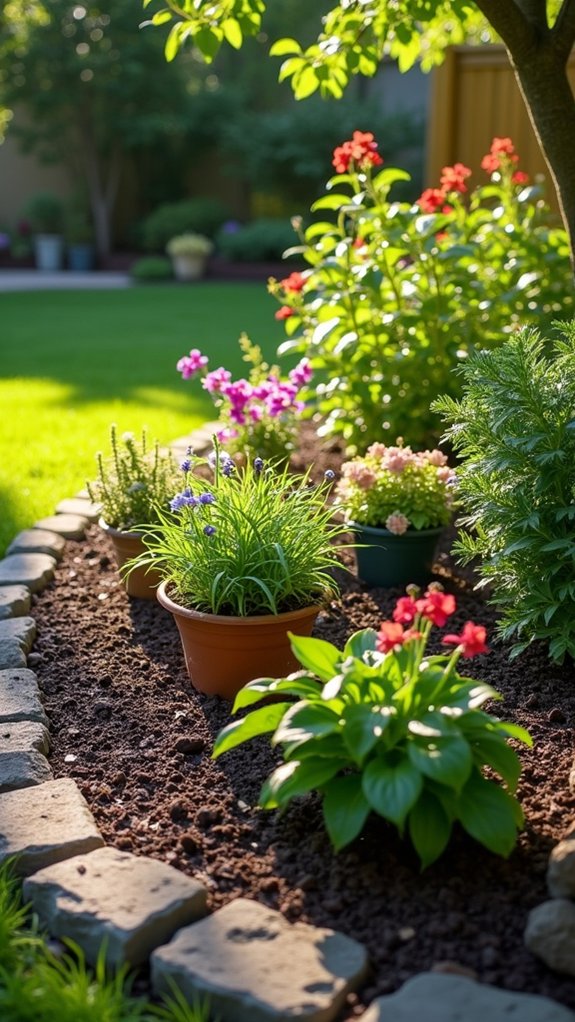 enhance plants with mulch