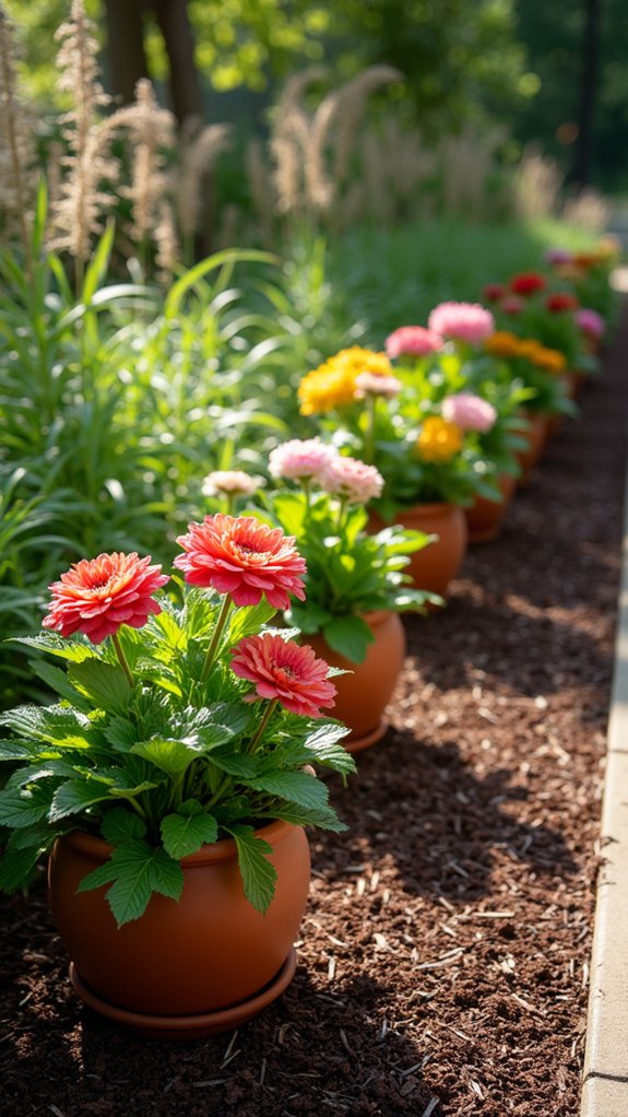 enhancing gardens with mulch
