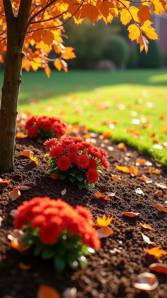 fall leaves for mulch
