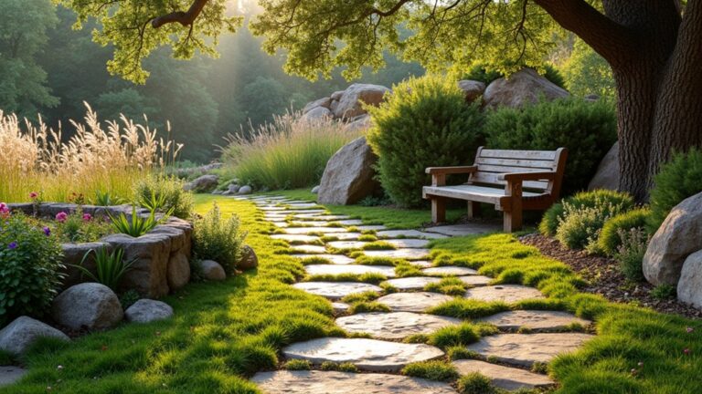 farmhouse landscaping rock ideas