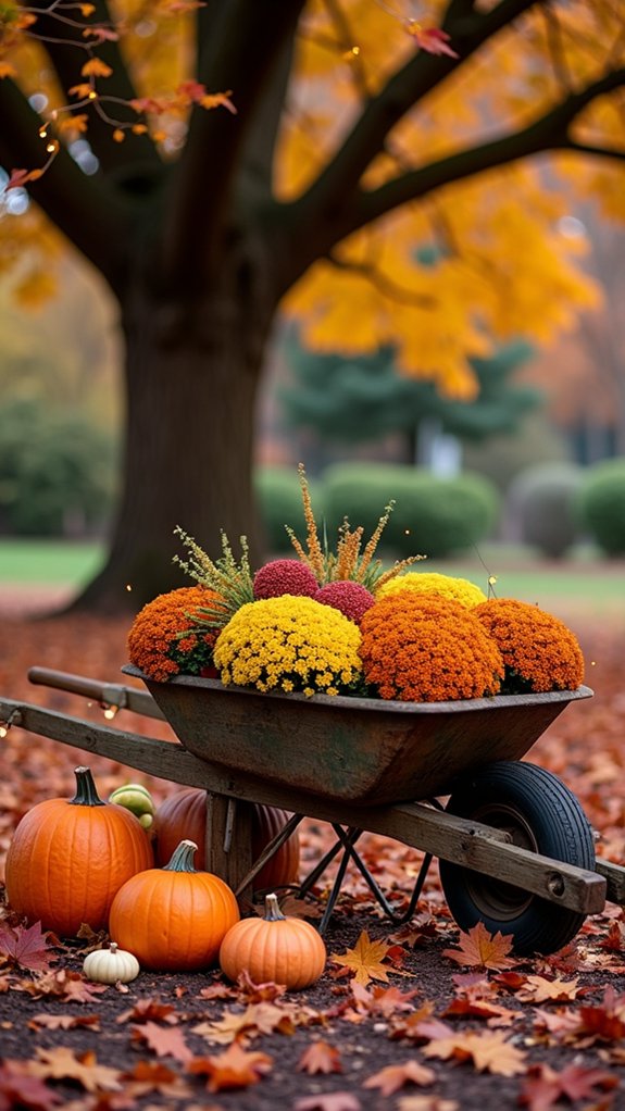 festive garden pathway decor